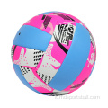 Pallona di pallavolo colorata in pelle per la promozione